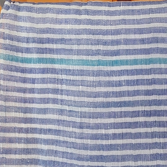 FRAAS Summer Beach Stripe Linen Cotton Blend Scarf - Picture 6 of 6